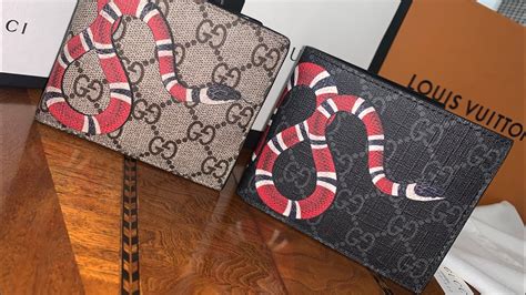 portfel gucci snake|gucci kingsnake print.